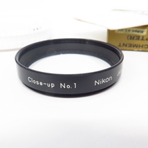 828定● 良品 Nikon Close-up No.1 / 52mm 送料無料【検: 純正 marumi kenko ハクバ 禮璽 フィルター JAPAN 日本製 Made 保護用 】_画像1