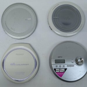 6■/Zこ7719 SONY ソニー CD WALKMAN CDウォークマン D-EJ1000、D-EJ855、D-E888、D-NE241 通電〇 動作未確認 ジャンク 4個セット 保証無の画像1