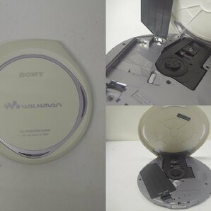 6■/Zこ7719 SONY ソニー CD WALKMAN CDウォークマン D-EJ1000、D-EJ855、D-E888、D-NE241 通電〇 動作未確認 ジャンク 4個セット 保証無の画像6