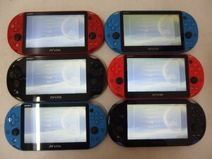 6■/Zク4055 SONY VITA 本体のみ PCH-2000 6台セット 起動〇/液晶〇/動作未確認 ジャンク