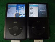 ユ■IP560　♪Apple iPod classic 80GB / 120GB 4台セット Model No:A1238 ジャンク_画像2