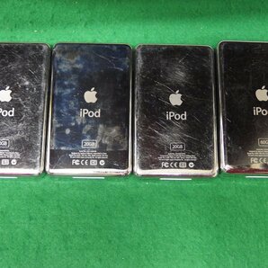 ユ■IP563 ♪Apple iPod 第4世代 20GB/60GB 4台セット A1059/A1099 ジャンクの画像4