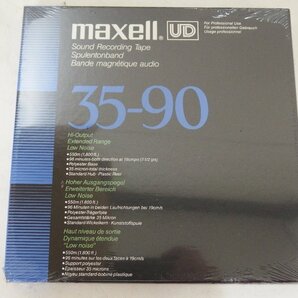 8■/Zク4059 maxell UD 35-90 5本 / オープンリールテープ /未開封品  の画像4