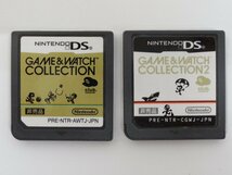 ユ■/Zこ7744　Nintendo DS ソフトのみ / ゲームウォッチコレクション GAME＆WATCH COLLECTION、GAME＆WATCH COLLECTION2 /読込OK/保証無_画像1