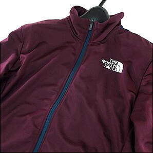 新品◆THE NORTH FACE◆日本未発売 トラック ジャケット・パンツ 上下セット L/80 ワイン◆ノースフェイス ジャージ セットアップ◆J2360の画像4