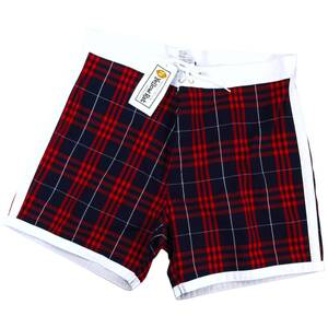 【送料無料】 新品◆YELLOW RAT◆水陸両用 アメリカ製 PLAID SHORTS チェック柄 ショートパンツ W34 赤◆イエローラット◆aca J1022