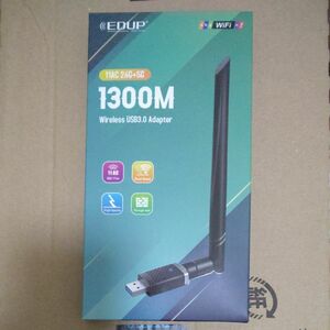 【動作確認済みのほぼ新品】無線LAN子機 EDUP 1300M（2.4G＋5G）USB3.0 Wi-Fi デュアルバンド