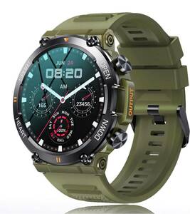  smart watch army for Impact-proof khaki green sport outdoor K56
