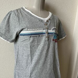 T&C Surf Designs 半袖Tシャツ グレー 厚手コットン ロゴ M 半袖 Tシャツ トップス プリント