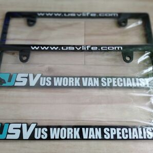 NV200☆US WORKVAN SPECIALIST☆ナンバーフレームセット☆USV☆