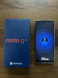 【新品】モトローラ moto g24 8GB 128GB マットチャコール SIMフリー MOTOROLA