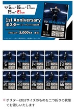 【非売品】北海道日本ハムファイターズ　#7松本剛　FAV会員限定プレゼント　1st Anniversaryポスター_画像2