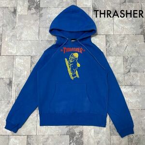 THRASHER スラッシャー sweat hoodie スウェットパーカー アニマル プルオーバー プリントロゴ スケーター ストリート スケボー 玉FL3541