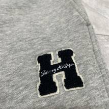 Tommy Hilfiger トミーヒルフィガー sweatpants スウェットパンツ USA企画 刺繍ロゴ 裾サイドジップ グレー サイズL 玉SS1709_画像5