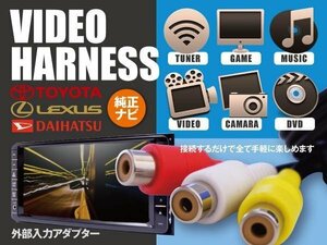 【ネコポス限定送料無料】VTRアダプター ND3N-W52/D52 DVDナビTV MD CDチューナー