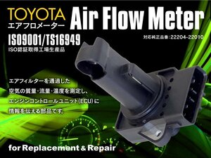 エアフロメーター エアマスセンサー エスティマハイブリッド AHR10W 22204-22010 燃費向上◆送料無料◆