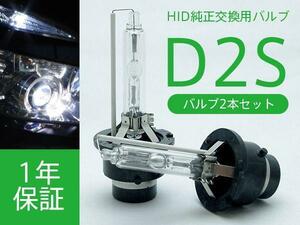 レガシィ B4 後期 BL系 純正HID車 交換バルブ D2S 6000K 8000K 選択 ヘッドライト 2本セット