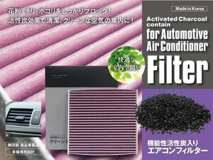 エアコンフィルター 高性能タイプ キックス P15 2020.6～ 対応純正品番 7803A005 MZ600195 MZ600192 活性炭1250mg 消臭 花粉 PM2.5