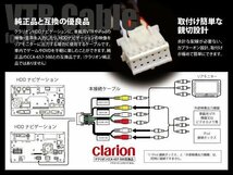 【ネコポス限定送料無料】クラリオン/アゼスト AVナビ用VTRケーブル MAX960HD_画像3