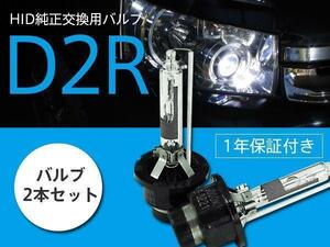 日産 セレナ 前期 C26 純正HID車 交換バルブ D2R 6000K 8000K 選択 ヘッドライト 2本セット