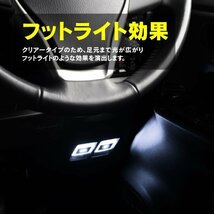 ボンネット オープナー LED発光 50系 RAV4 ~R4.9 白 ホワイト ランプ 点灯キット ボンネット レバー 純正交換_画像4