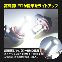 【ネコポス限定送料無料】LED フォグ バルブ HB4 4SMD ホワイト 2個 ハリアー ACU・GSU・MCU3#系 H18.1～H25.7_画像4