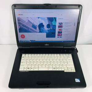 ジャンクノートPC 動作品 富士通 Windows ノートパソコン LIFEBOOK A540/AX FMVXN0BG2Z Celeron900 2.2GHz メモリ4GB HDD320GB