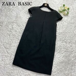 美品　ZARA BASIC ザラベーシック　ワンピース　 黒　XSサイズ