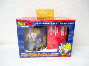 デッドストック ドラゴンボールZ プレゼント ボックス (缶バンク＆ミニタオル) セット 超サイヤ人/神龍 Super Saiyan 鳥山明 少年ジャンプ