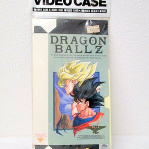 デッドストック 90年代 当時物 絶版 ドラゴンボールZ VHS用 ビデオケース 悟空 Super Saiyanインデックスシール 鳥山明 少年ジャンプの画像1
