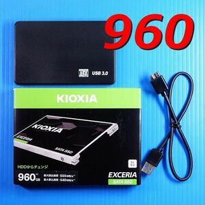 【SSD 960GB】KIOXIA SSD-CK960S w/USBケース