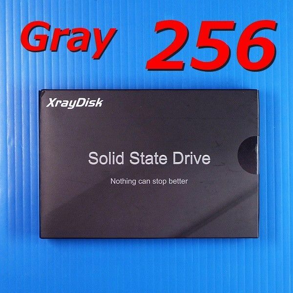 【SSD 256GB】XrayDisk Gray SATA3 256GB 開封品