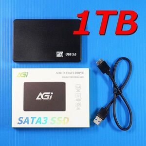 【SSD 1TB】AGI AI238 AGI1K0GIMAI238 w/USBポータブルケース