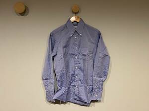 【INDIVIDUALIZED SHIRTS/インディビジュアライズドシャツ】B.D.シャツ size14 1/2-32 STANDARD FIT アメリカ製 WOVEN IMPORTED COTTON