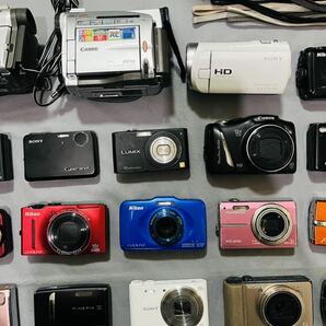 ●1円~Canon/CASIO EXILIM/SONY/オリンパス/Nikon/RICOH等その他コンパクトデジタルカメラ/ビデオカメラ 大量まとめ売り●の画像3