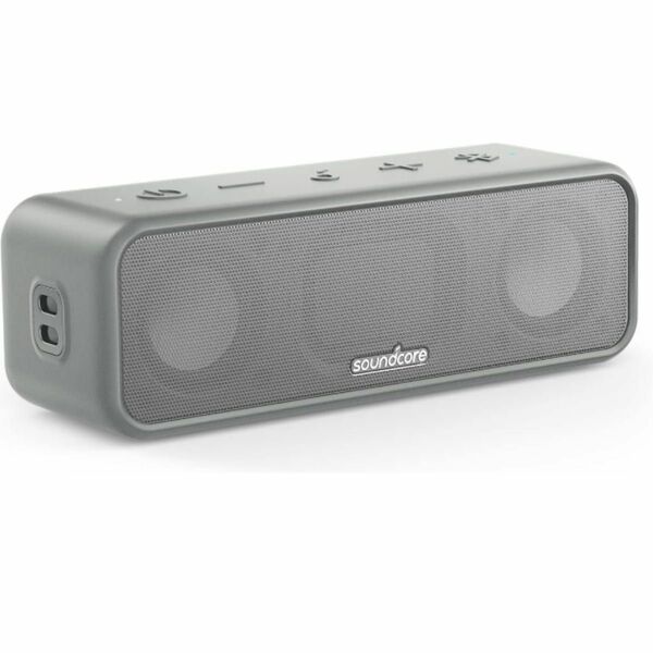 アンカー Anker Soundcore 3 グレー Bluetooth モバイル スピーカー 防水 高音質