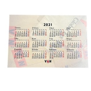 送料無料！VAN JAC ヴァンヂャケット 卓上カレンダー 2021年 ARCHIVE POSTCARD CALENDER 旧VANのキャンペーンロゴデザイン！VAN JACKET INCの画像5