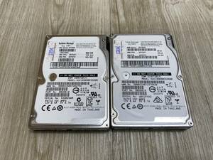 #0569-0425 2SET HGST 900GB HDD - SAS / HUC109090CSS600 / 10K rpm - 6Gb - 2.5インチ 発送サイズ:60予定