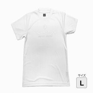 リライブ超えのtシャツ (白・L)　YouTube 竹之内社長の【波乱万丈】で紹介　パワーアップ　半袖Tシャツ　ホワイト