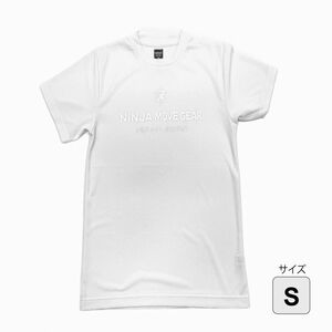 リライブ超えのtシャツ (白・S)　YouTube 竹之内社長の【波乱万丈】で紹介　パワーアップ　半袖Tシャツ