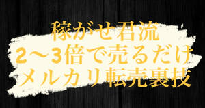 定価42,500円！【 稼がせ君流 “メルカリ転売裏技” 】 〜ある商品を仕入れて2〜3倍て売り続けて月50万を目指す方法〜　2023年版