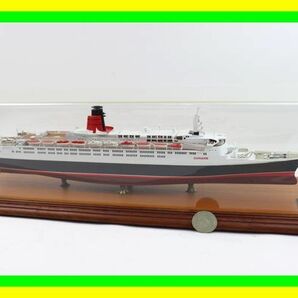 ★1円スタート 売り切り★CUNARD/キュナード ライン★QUEEN ELIZABETH Ⅱ/クイーンエリザベス 2★ケース 台座付属 正規品 模型★ABランク★の画像1