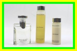 *1 иен начало распродажи *BVLGARI/ BVLGARY *pour Homme/ бассейн Homme *o-doto трещина & автобус душ гель & after she-b лосьон *