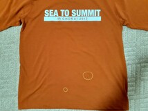 ◆限定 Mont-bell モンベル ウイックロン Tシャツ 即乾 SEA TO SUMMIT 2013 鳥海山 USED◆ _画像6