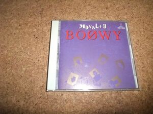 [CD] BOOWY MORAL+3 盤面にキズ少ない ホッチキスにサビ