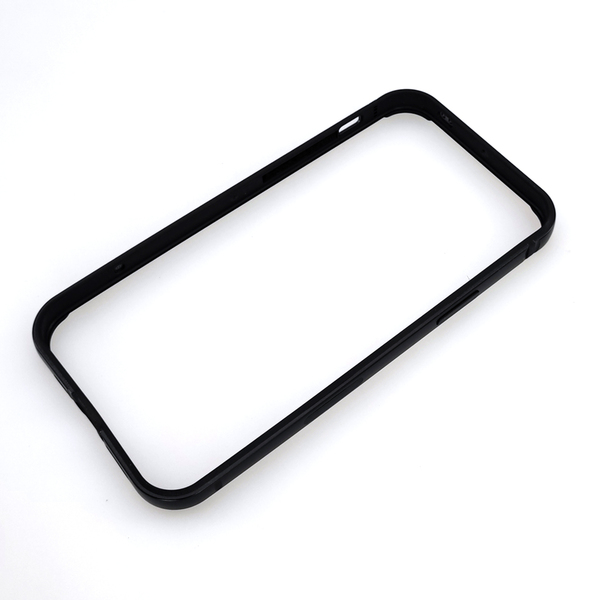 iPhone 12Pro アルミバンパーケース ブラック (1)