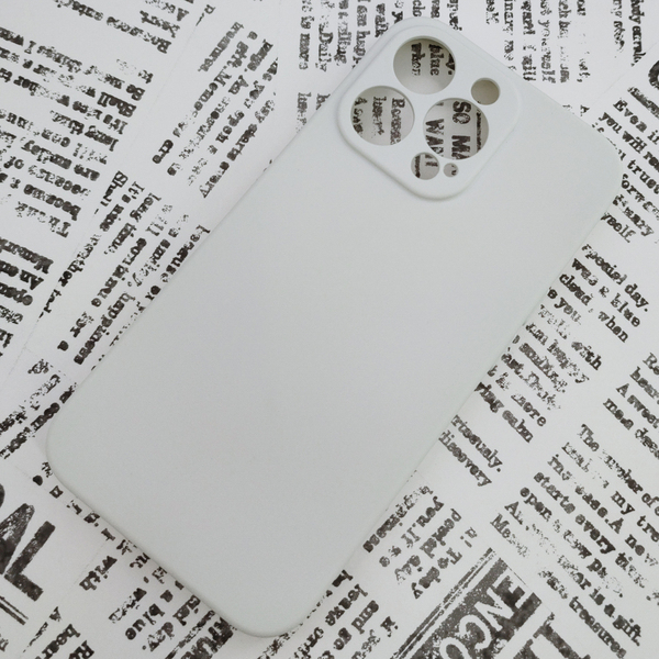 iPhone 13Pro シリコンケース [05] ホワイト (1)