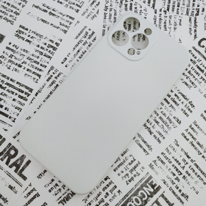 iPhone 13ProMax シリコンケース [05] ホワイト (1)