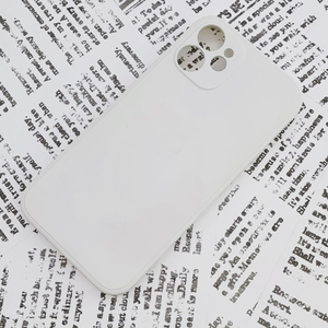 iPhone 12mini silicon case [05] white (2)