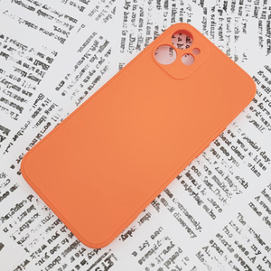 iPhone 12mini silicon case [12] orange (2)